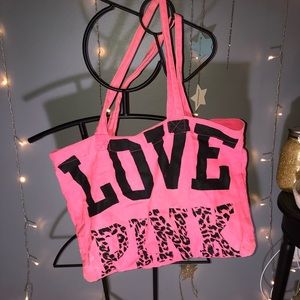 Pink Tote Bag